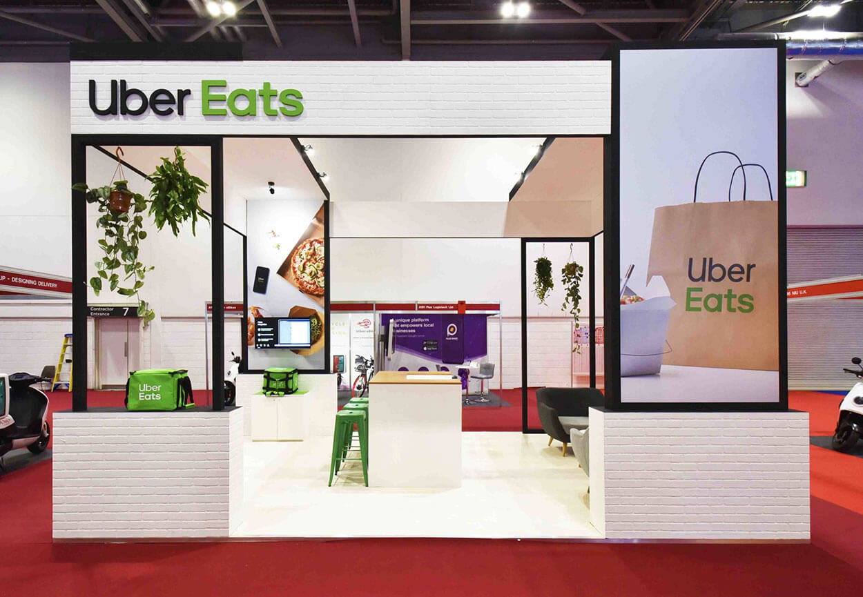 Uber Eats Exhibition Stand