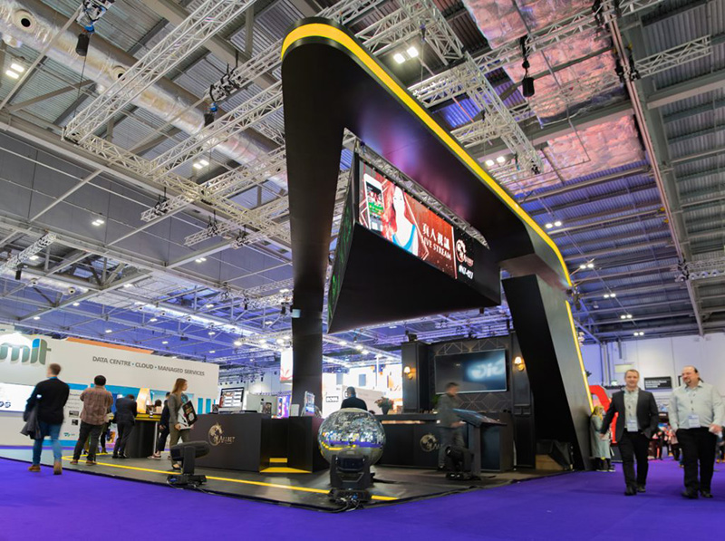 A bold exhibition stand design