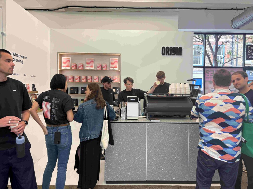 Visitors interacting at a recent exhibition event
